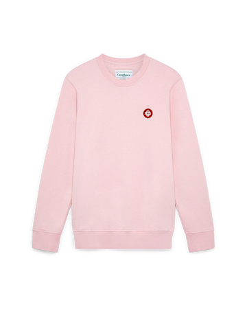 Pink Logo Patch Sweatshirt