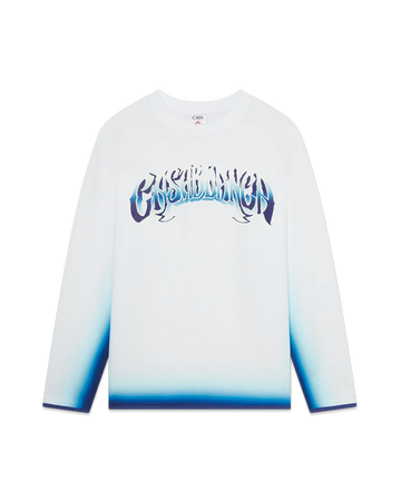 Blue Fade Long Sleeve T-Shirt