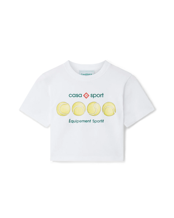 Casa Sport Tennis Balls Cropped T-Shirt