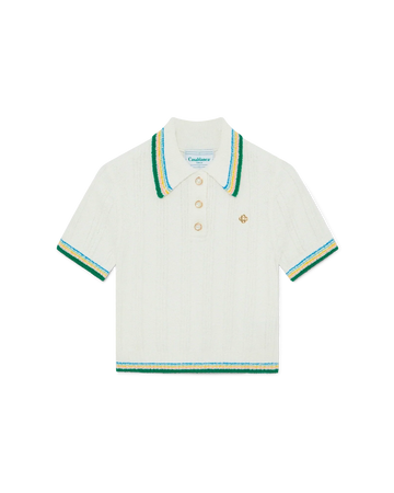 Rib Boucle Polo Shirt
