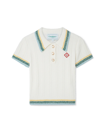 Rib Boucle Polo Shirt