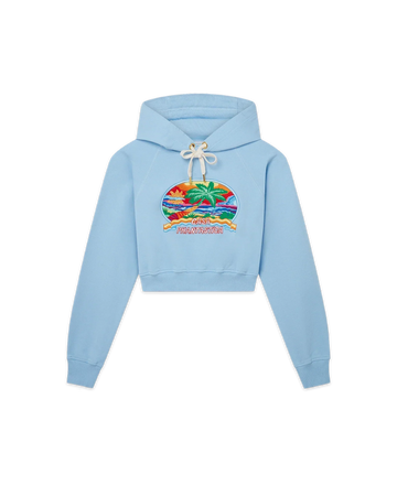 Casa Phantastica Cropped Hooded Sweatshirt